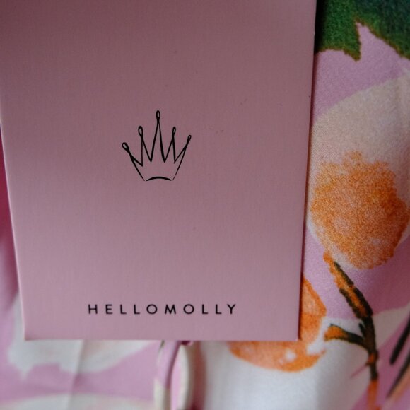 Hello Molly - Feeling Moody Maxi Dress Pink Floral - Size Medium/6 - Picture 4 of 8